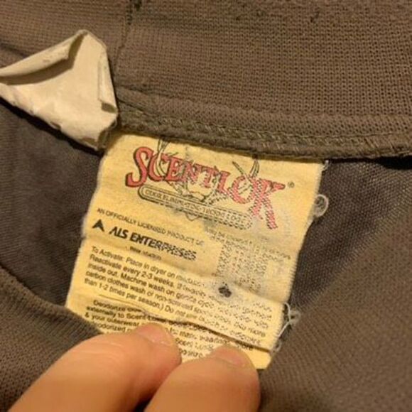 Vintage ScentLok Size 3XL Green Advantage Tree Camouflage Pullover Hunting Shirt - Picture 4 of 7